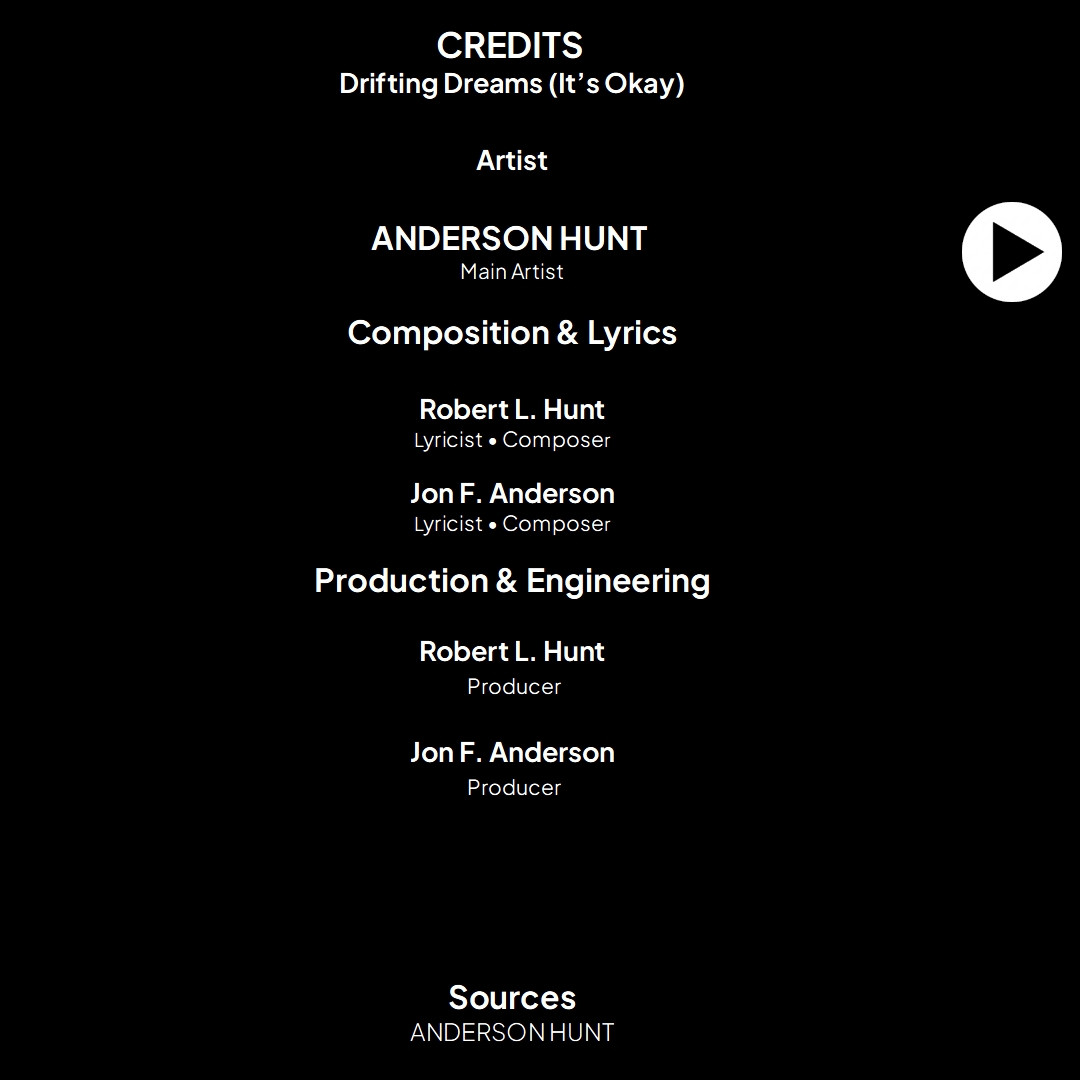 Anderson Hunt: - Drifting Dreams single credits card