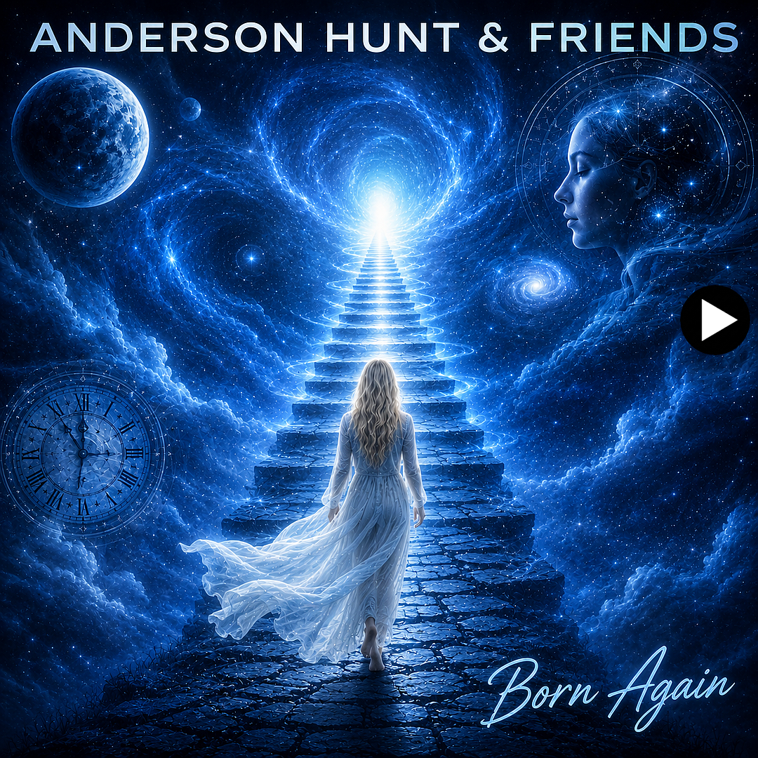 Anderson Hunt & Friends: - Born Again single cover art